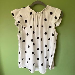 LOFT Polka Dot Blouse NWT